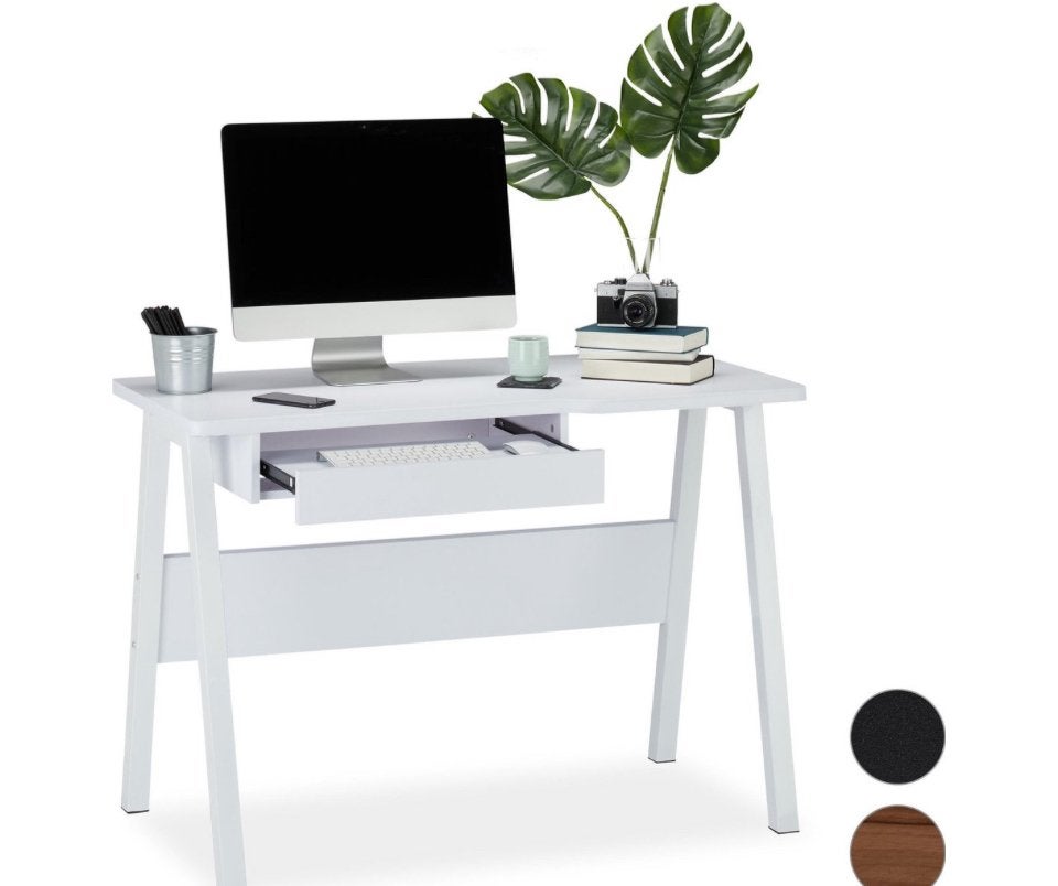 Bureau- computer tafel wit, Huis en Inrichting, Bureaus, Ophalen, Nieuw