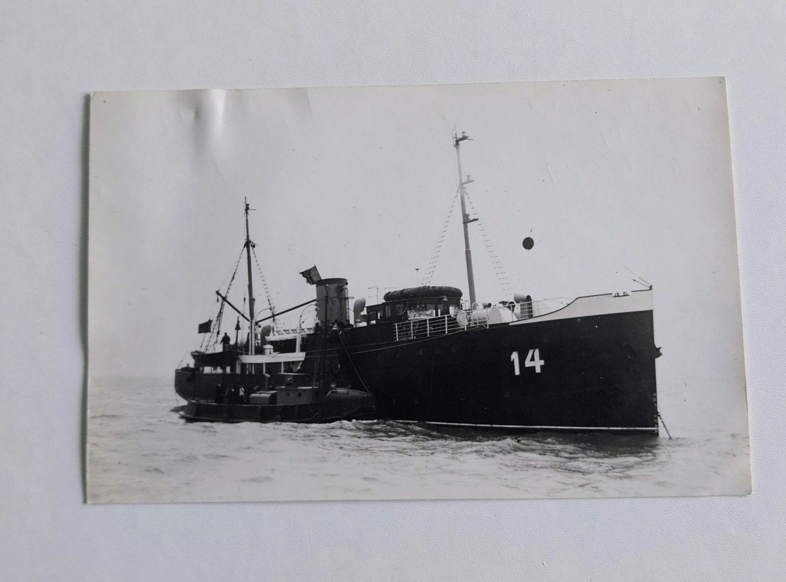 Loodsboot no.14., Ophalen of Verzenden, Gebruikt, Kaart, Foto of Prent