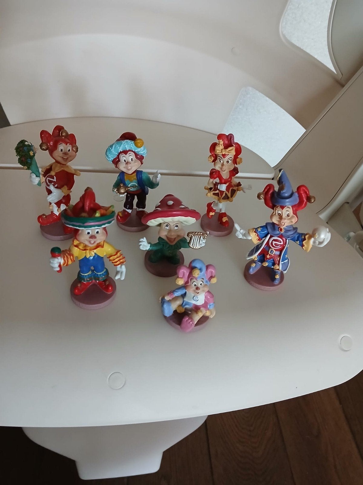 Efteling Poppetjes, Pardoes, Pardijn enz Carnaval Feest.7st, Ophalen of Verzenden, Zo goed als nieuw, Beeldje of Poppetje