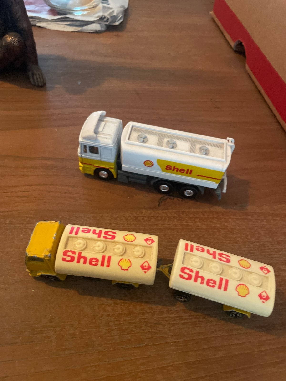 Shell Tankwagens - Vintage Speelgoed, Ophalen of Verzenden, Gebruikt