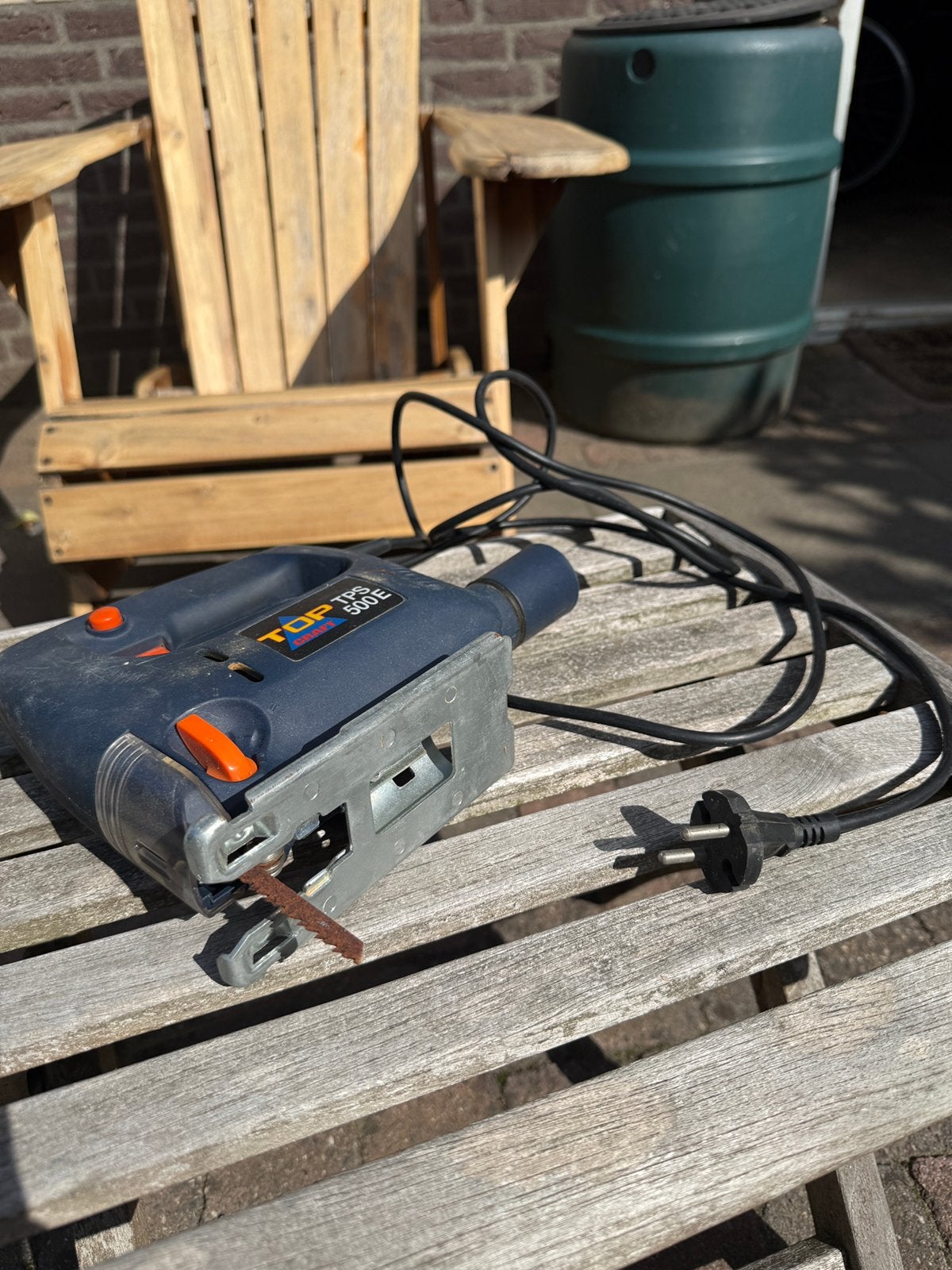 Top Craft TPS 500E Pendeldecoupeerzaag, Decoupeerzaag, Ophalen of Verzenden, Zo goed als nieuw, 30 tot 70 mm