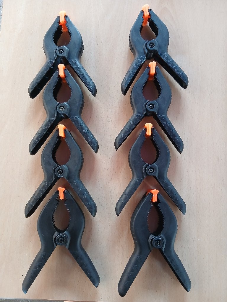Veerklemmen / 8 stuks / 2 sets., Ophalen of Verzenden, Nieuw, Klem, Overige merken