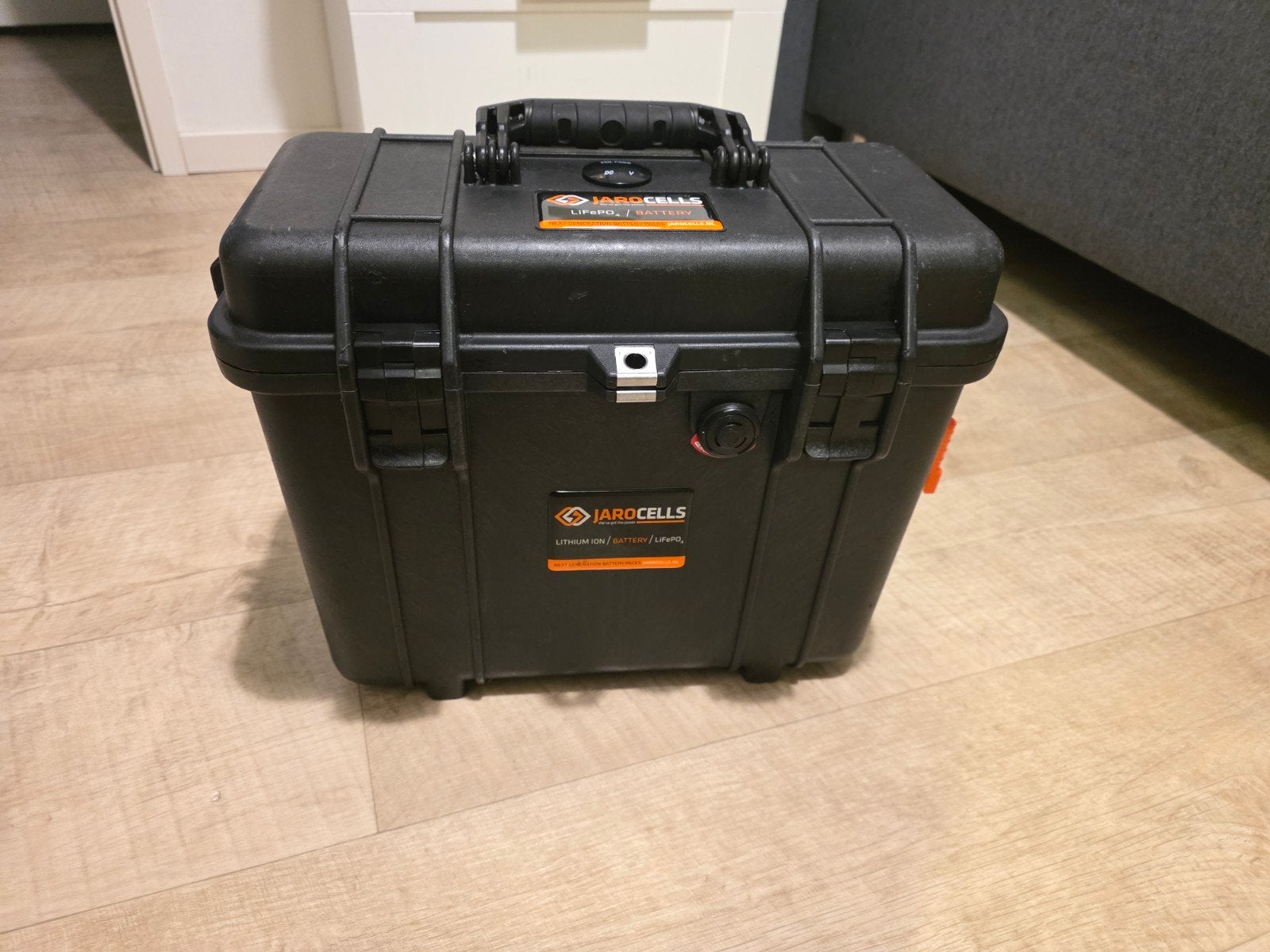 Jarocells LiFePO4 accu 12,8V 100Ah Portable, Ophalen of Verzenden, Zo goed als nieuw, Oplaadbaar