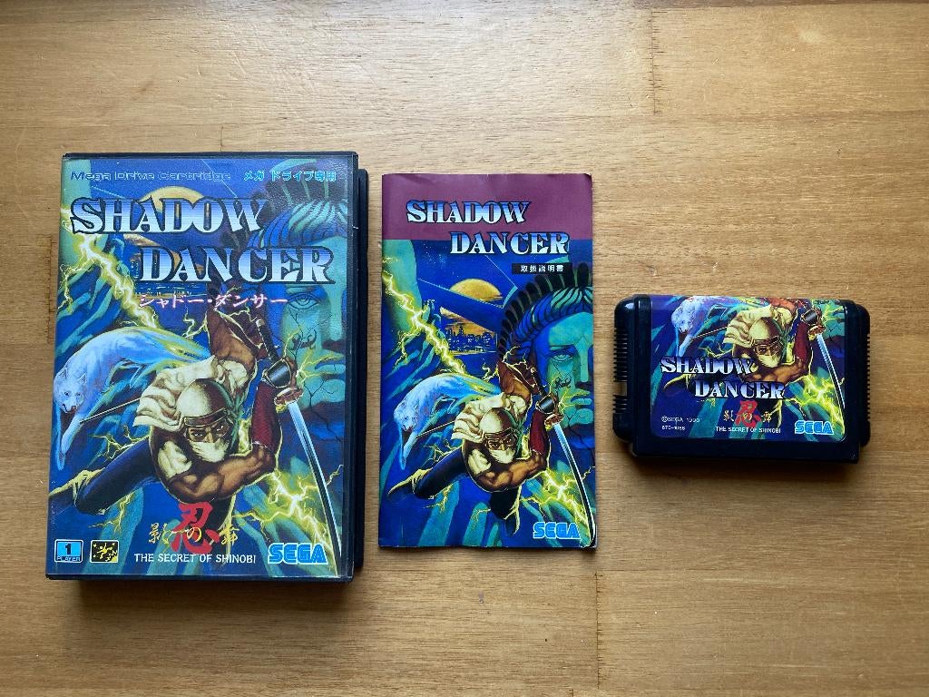 Shadow dancer sega mega drive japan, Spelcomputers en Games, 1 speler, Ophalen of Verzenden, Zo goed als nieuw, Vanaf 3 jaar