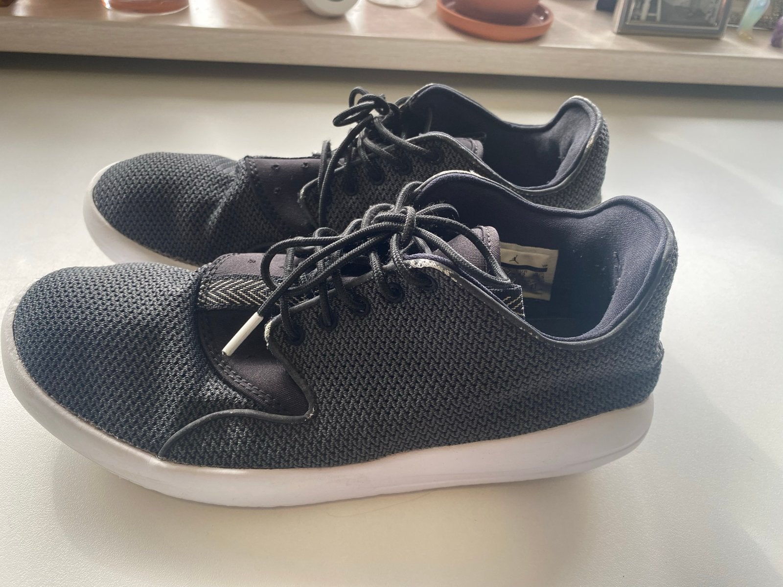 Nike air Jordan schoenen maat 42, Ophalen of Verzenden, Gedragen, Zwart, Sneakers of Gympen