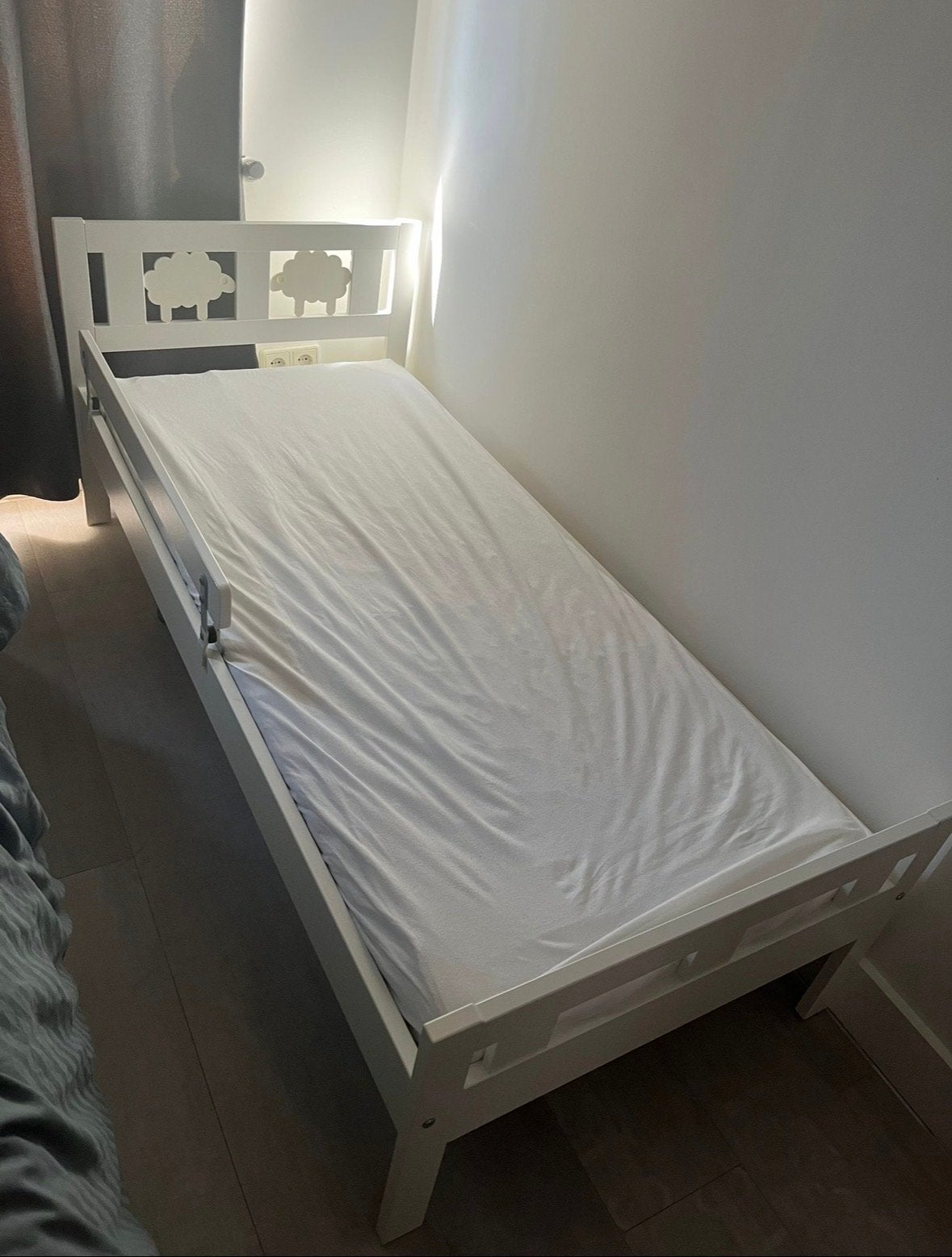 IKEA Kritter peuterbed met matras - Zo goed als nieuw, Ophalen, 70 tot 85 cm, 140 tot 160 cm, Zo goed als nieuw