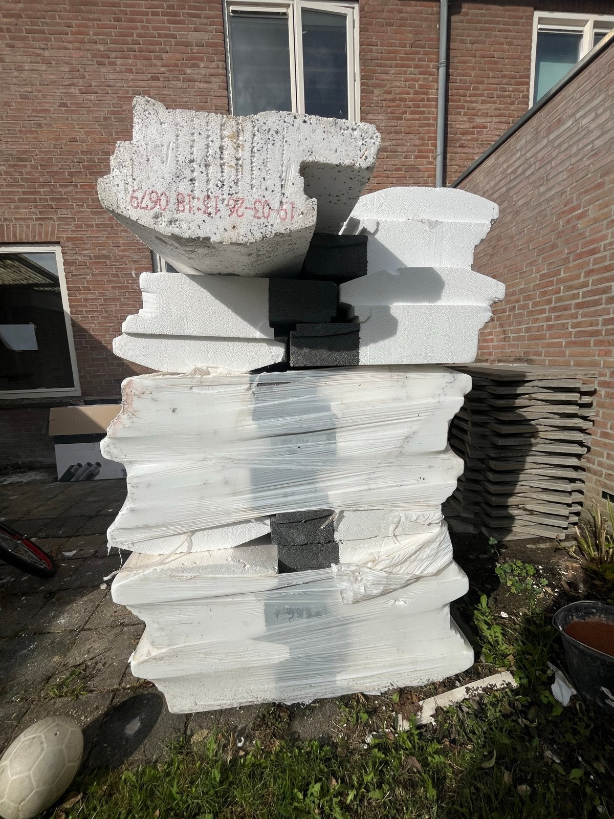 Isolatie broodjes 120x60 cm, RD waarde 5, Doe-het-zelf en Verbouw, Gebruikt, 12 cm of meer, Ophalen of Verzenden, 15 m² of meer