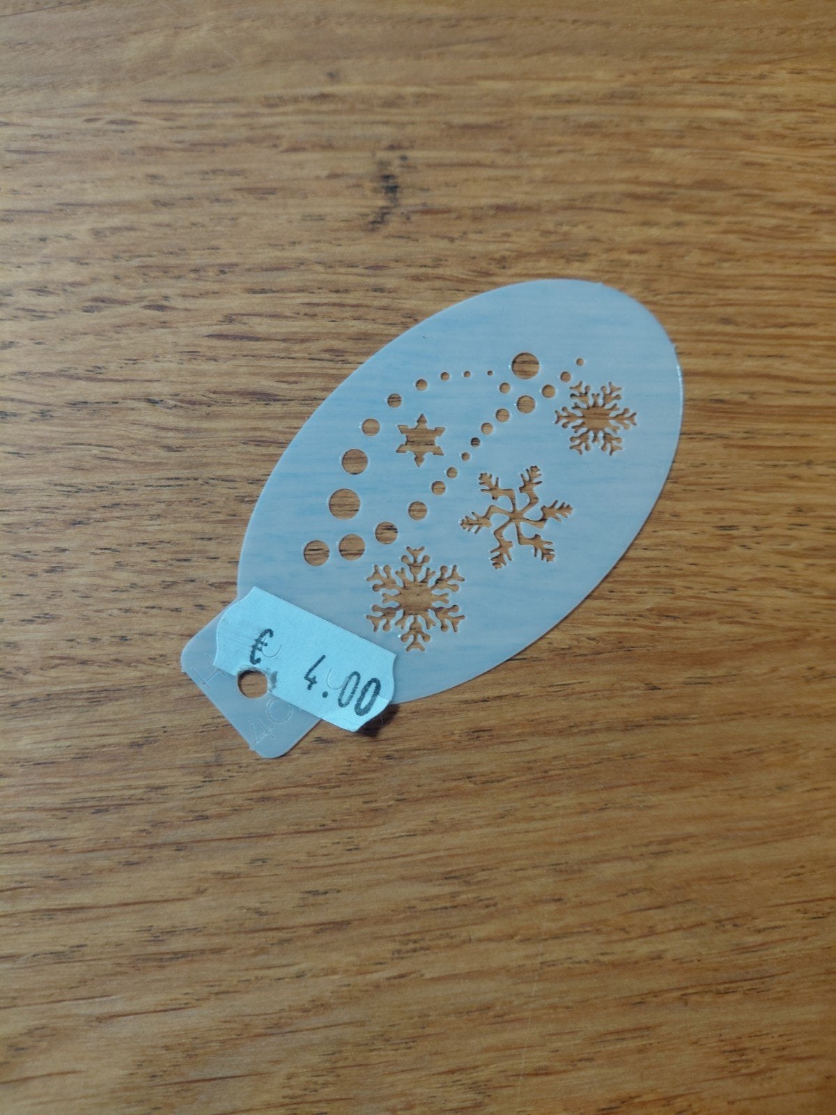 Sneeuwvlokken sjabloon voor koffie/cappuccino decoratie, Ophalen of Verzenden, Nieuw, Schmink