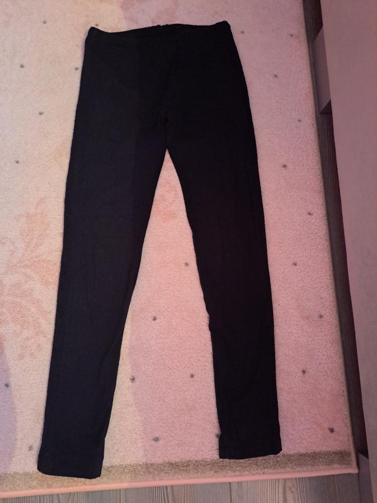 Zwarte legging met kanten details, Legging, Maat 36/38 (S), Zwart, Ophalen of Verzenden