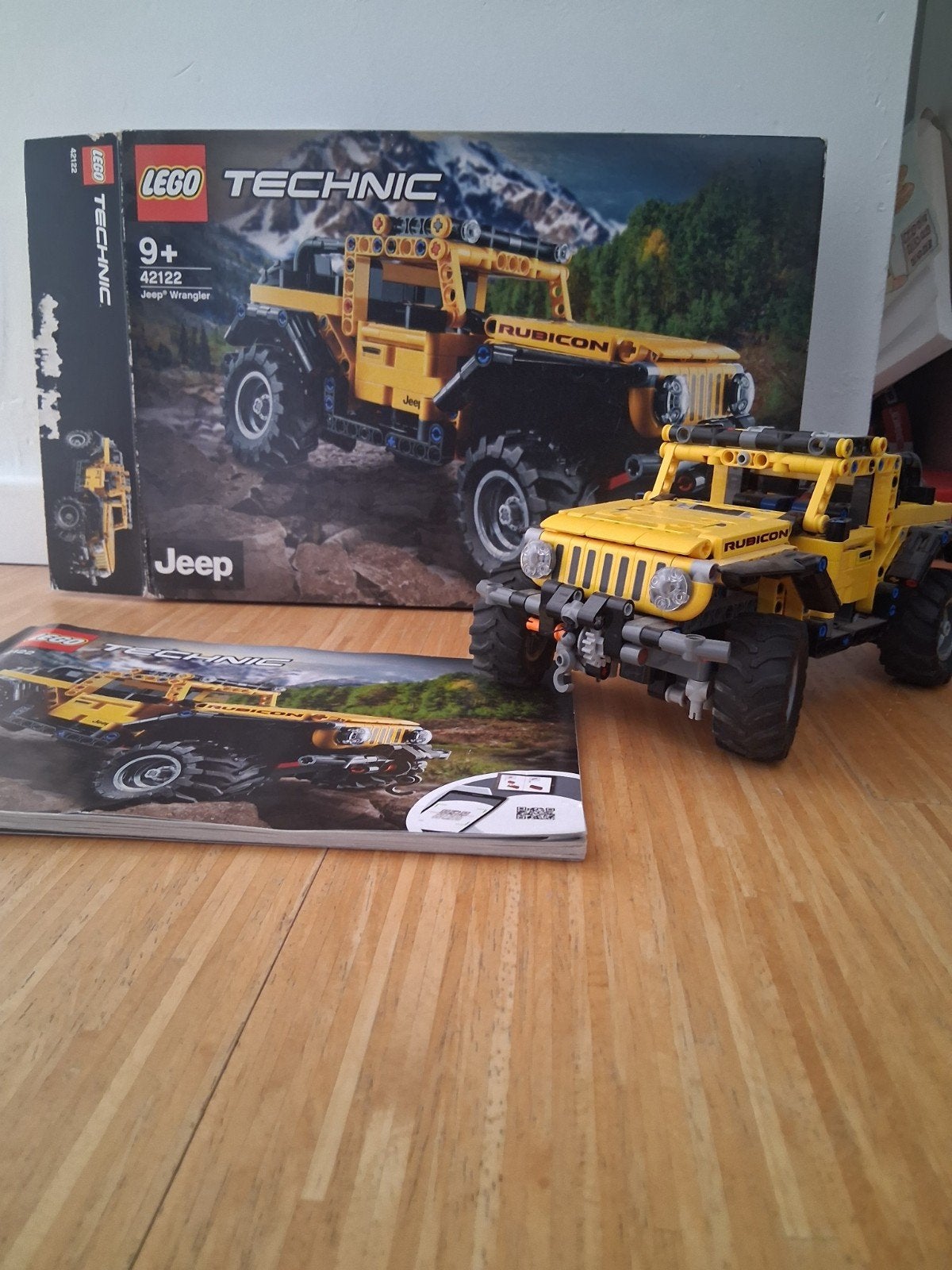 Lego Technic 42122 Jeep Wrangler -Compleet met doos en boekj, Compleet, Lego, Ophalen of Verzenden, Zo goed als nieuw