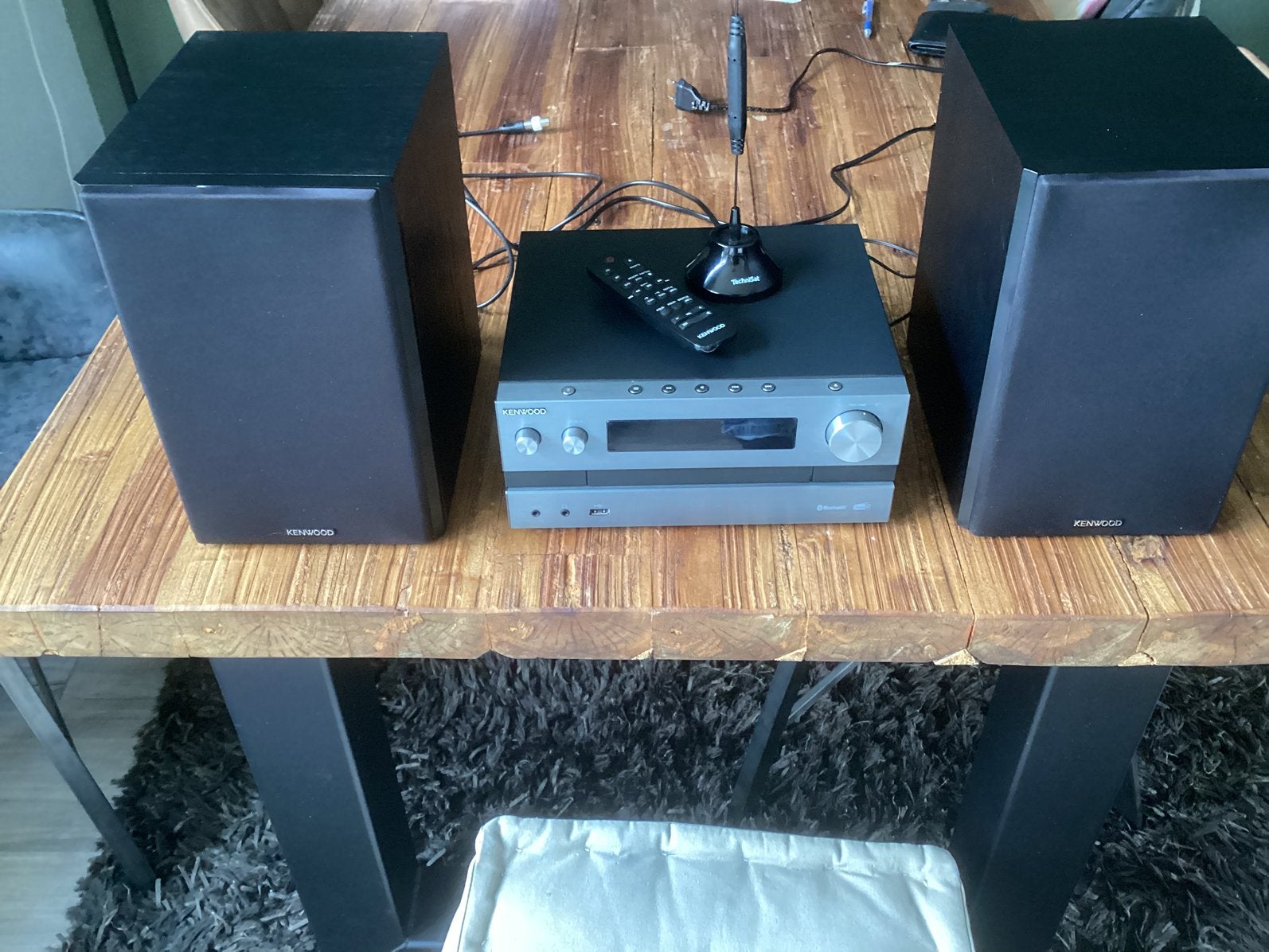 Mooie Kenwood mini set met dab antenne, afstandsbediening., Ophalen, Zo goed als nieuw, Overige merken