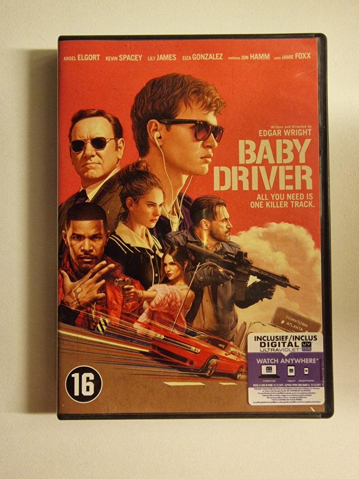 Baby Driver DVD, Engels, Vanaf 16 jaar, Nederlands, Actiethriller
