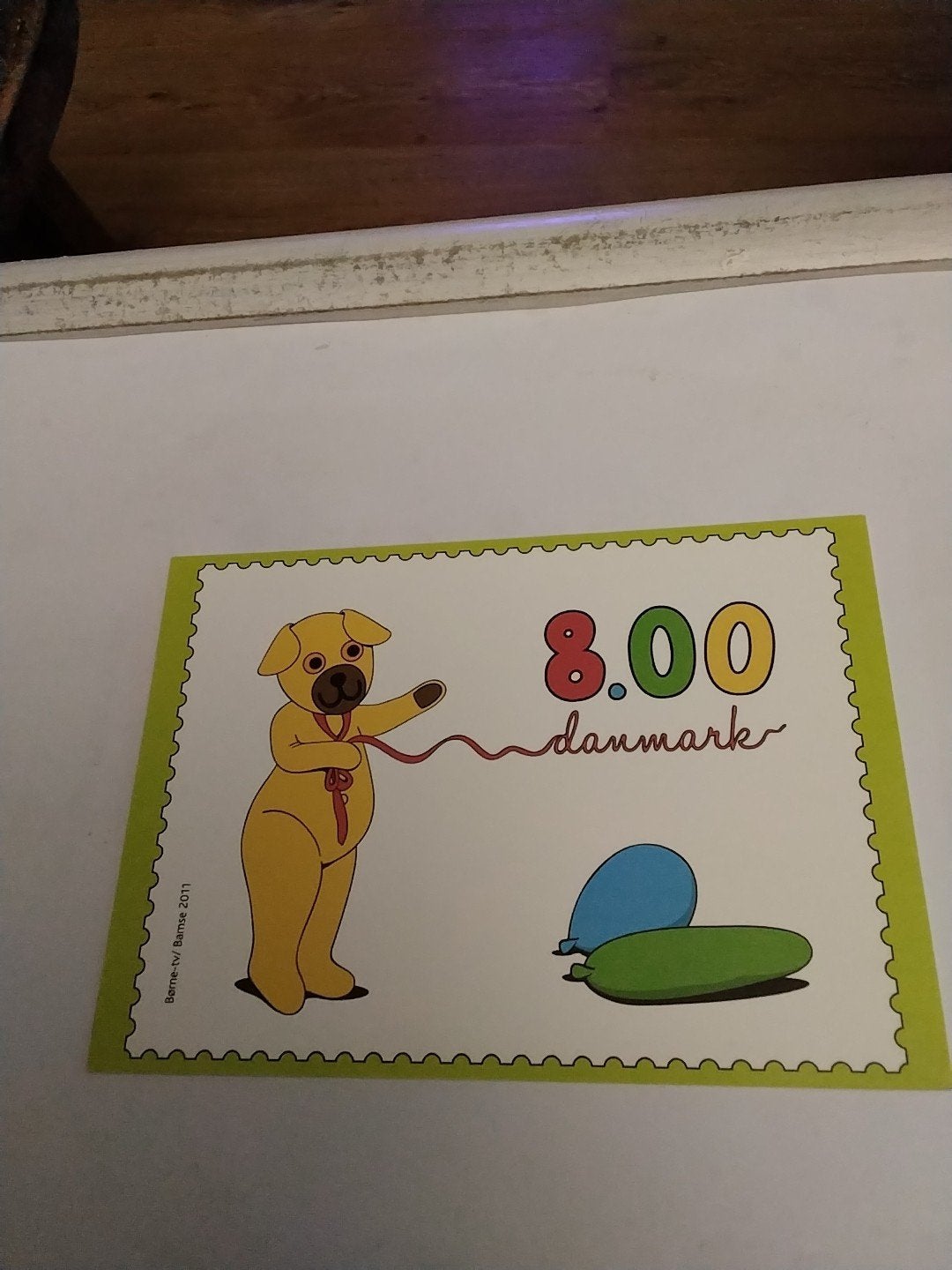 Leuke GoCard ansichtkaart met hond en ballonnen, Ophalen of Verzenden, 1980 tot heden, Ongelopen