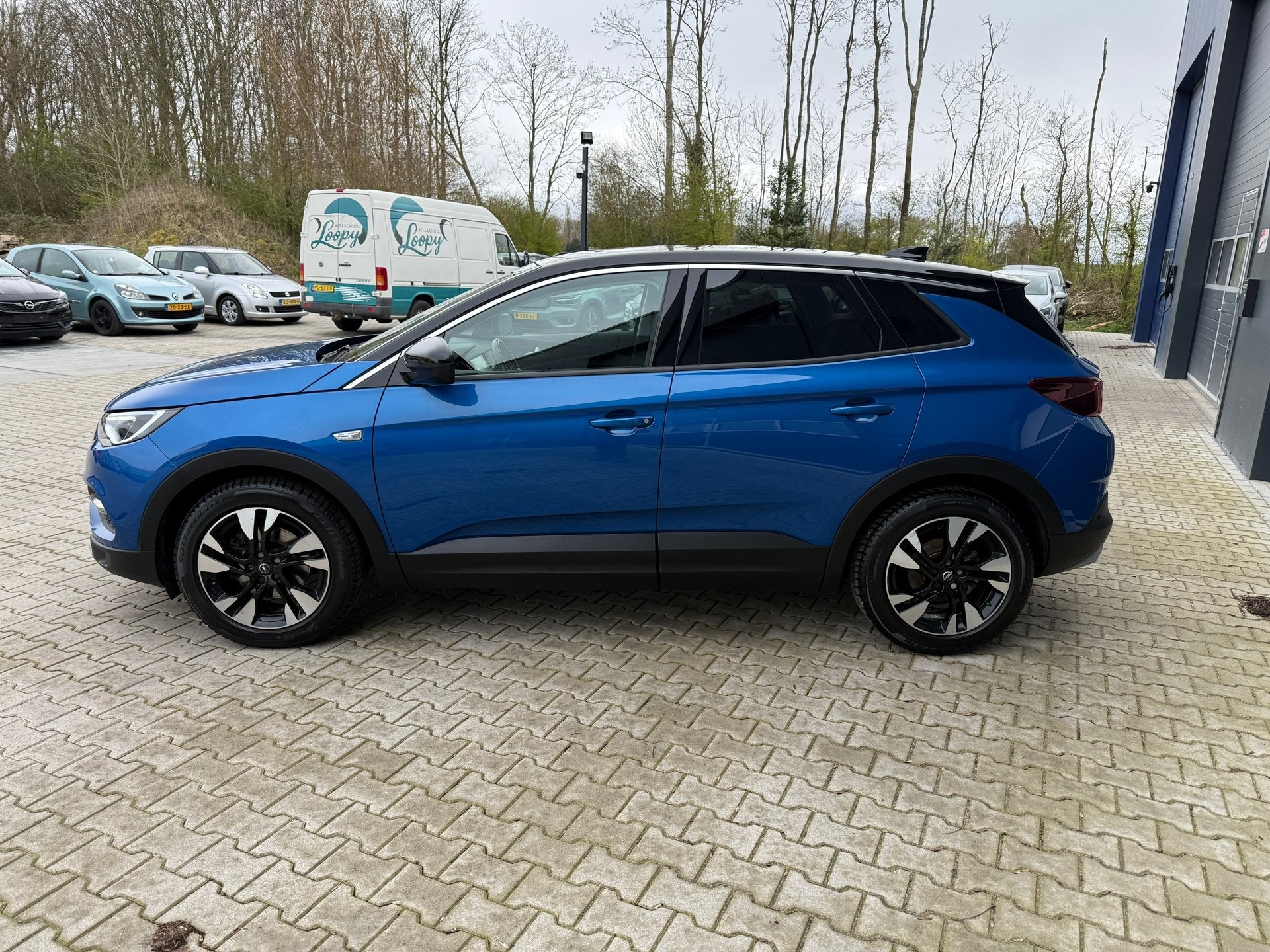 Opel Grandland X 1.2 Turbo Ultimate, Auto's, Voorwielaandrijving, Gebruikt, 1199 cc, Blauw