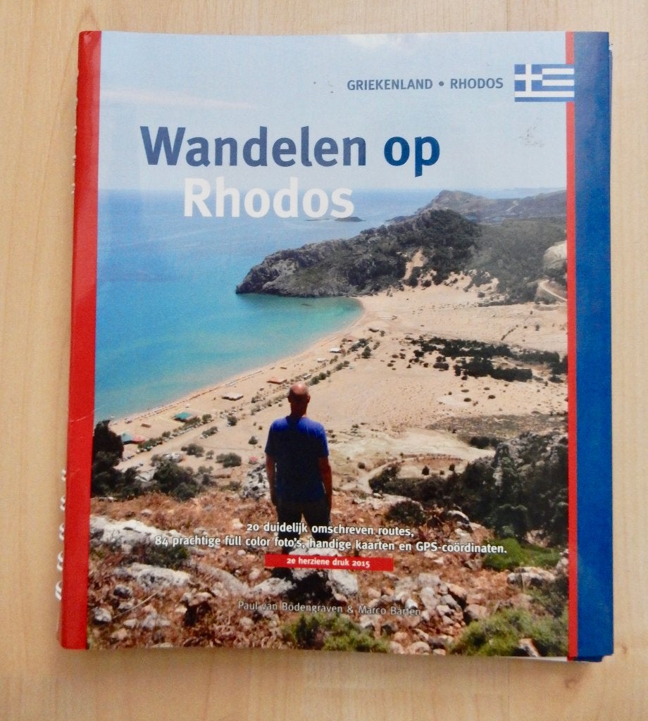 Wandelen op Rhodos - Reisgids met routes en kaarten, Fiets- of Wandelgids, Europa, Ophalen of Verzenden, Paul van Bodengraven & Marco Baden
