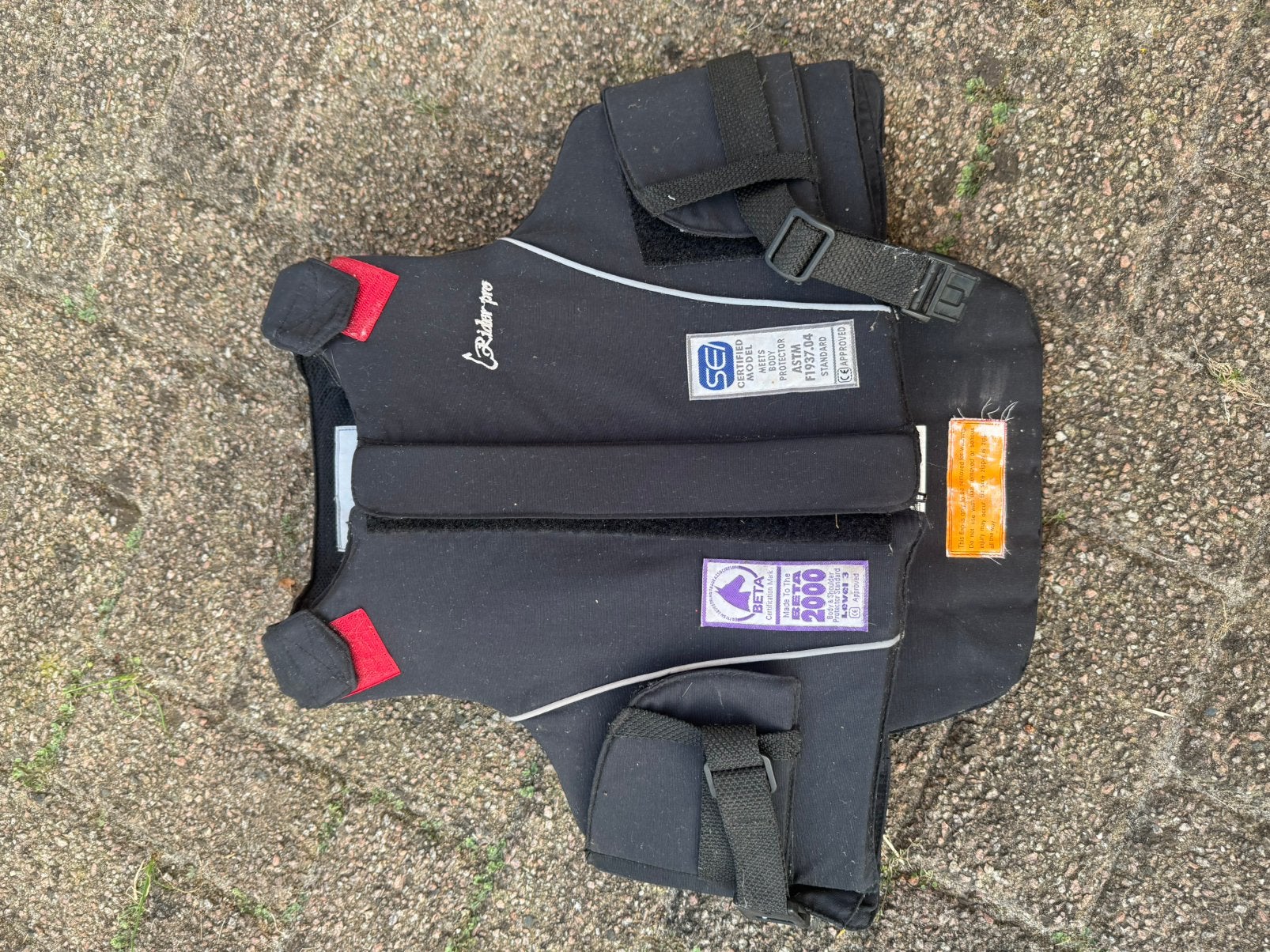 Kinder bodyprotector rider pro, Dieren en Toebehoren, Ophalen of Verzenden, Gebruikt