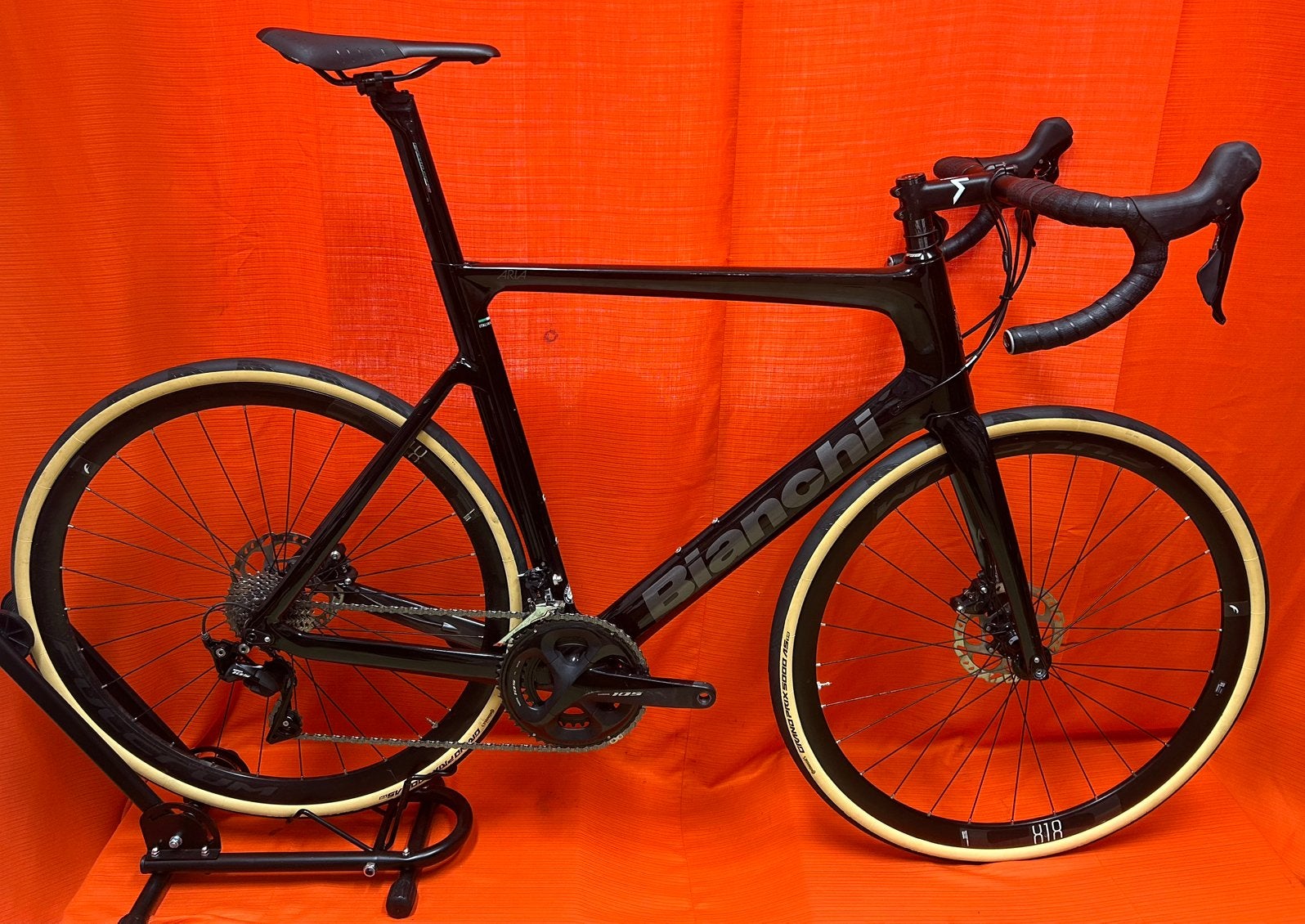 Bianchi aria maat 58 cm in goede staat, Fietsen en Brommers, Overige merken, Carbon, De ruyterstraat 86, Zo goed als nieuw