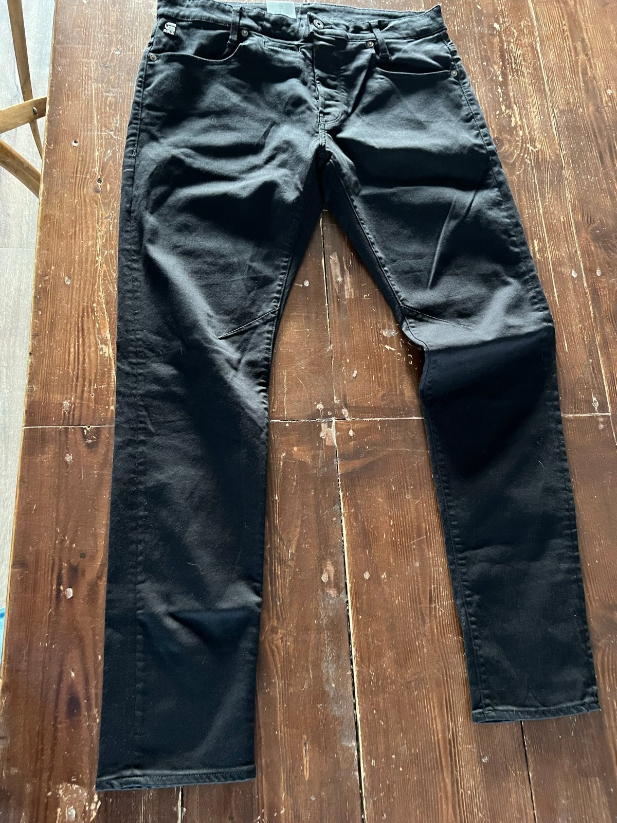Nieuwe G-Star D-Staq 5-Pocket Slim Jeans Zwart W36 L34, Ophalen of Verzenden, Nieuw, Zwart, W36 - W38 (confectie 52/54)