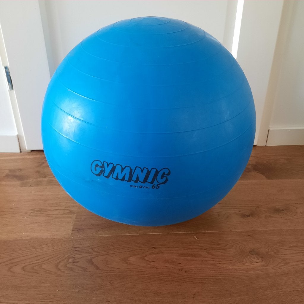 Fitnessbal (blauw), Ophalen, Zo goed als nieuw, Fitnessbal
