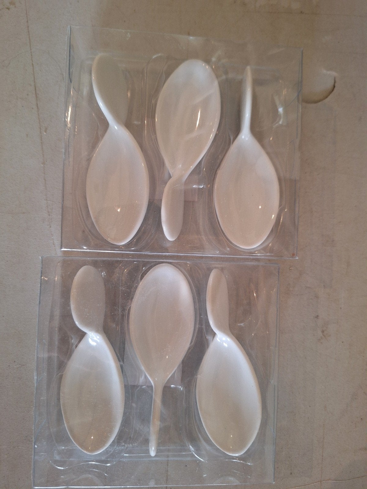 Nieuwe amuse lepels - set van 6 stuks, Overige materialen, Nieuw, Ophalen of Verzenden, Los bestek