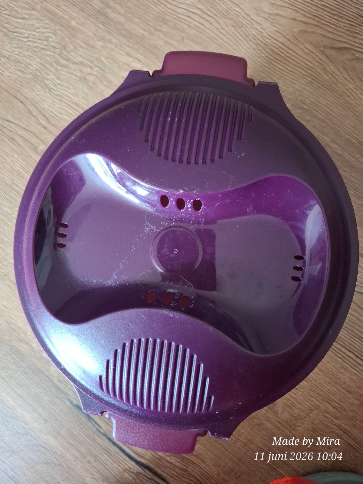 Tupperware Microgolf Stomer - Paars rijstkoker, Huis en Inrichting, Keuken | Tupperware, Ophalen of Verzenden, Gebruikt