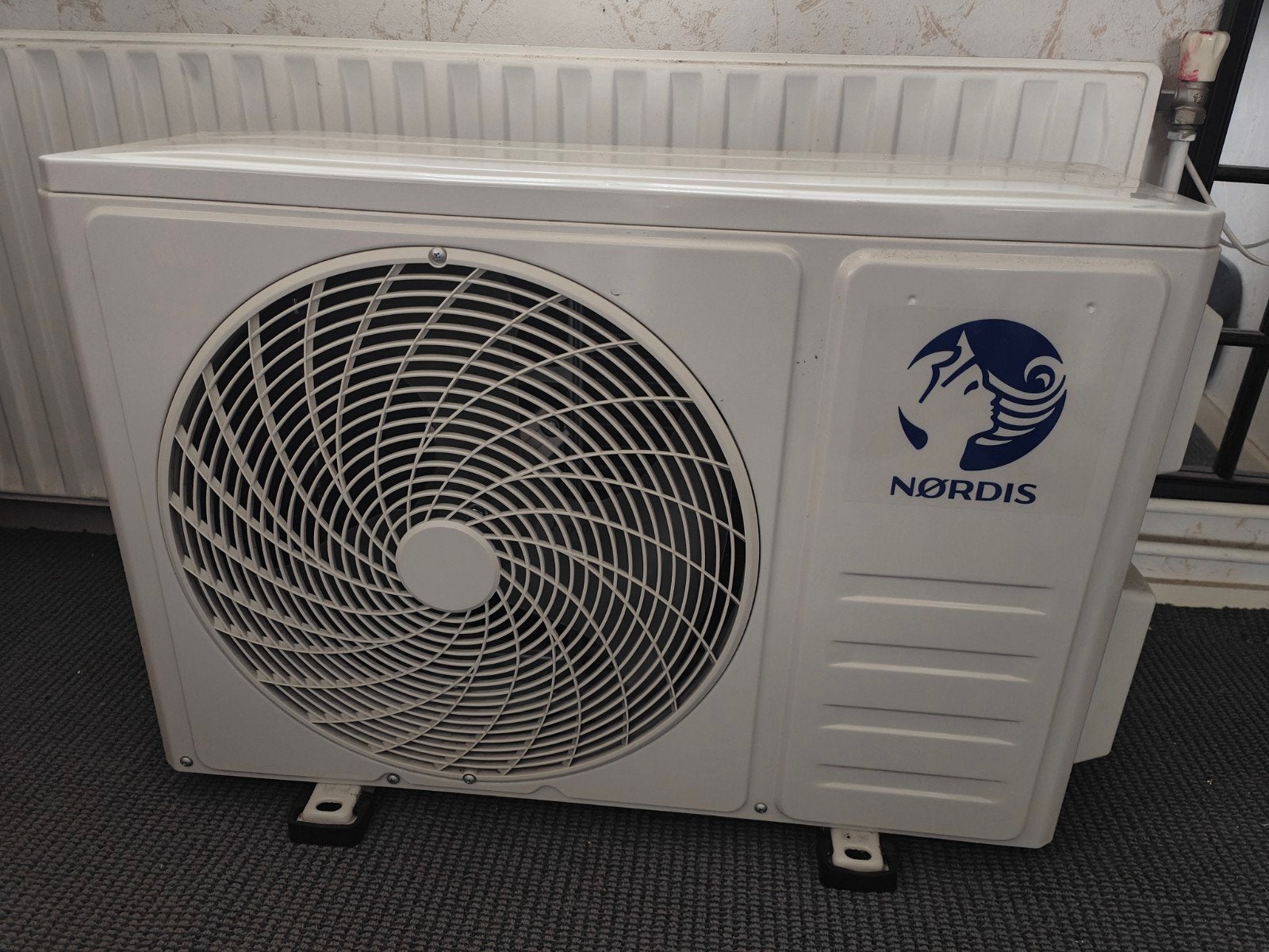 Nordis split airco 2.5 kw, Witgoed en Apparatuur, Ophalen, Zo goed als nieuw, Wandairco, 3 snelheden of meer