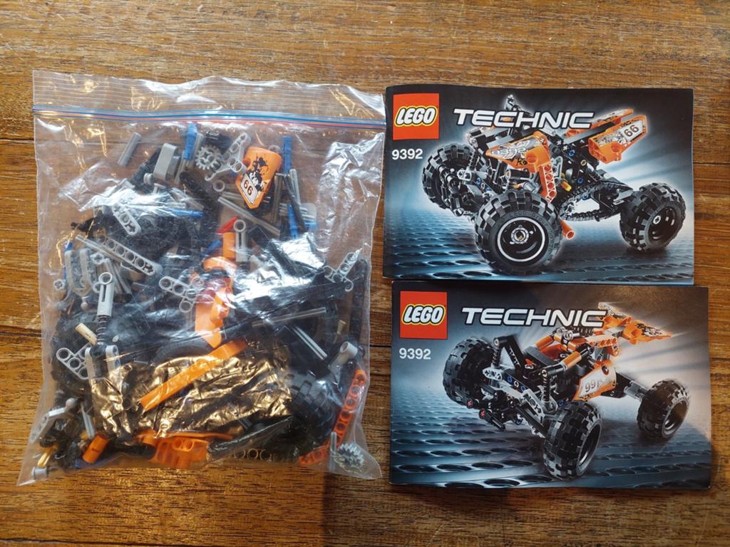 LEGO Technic 9392 Quad Bike - Complete set met instructies, Gebruikt, Lego, Compleet, Ophalen of Verzenden