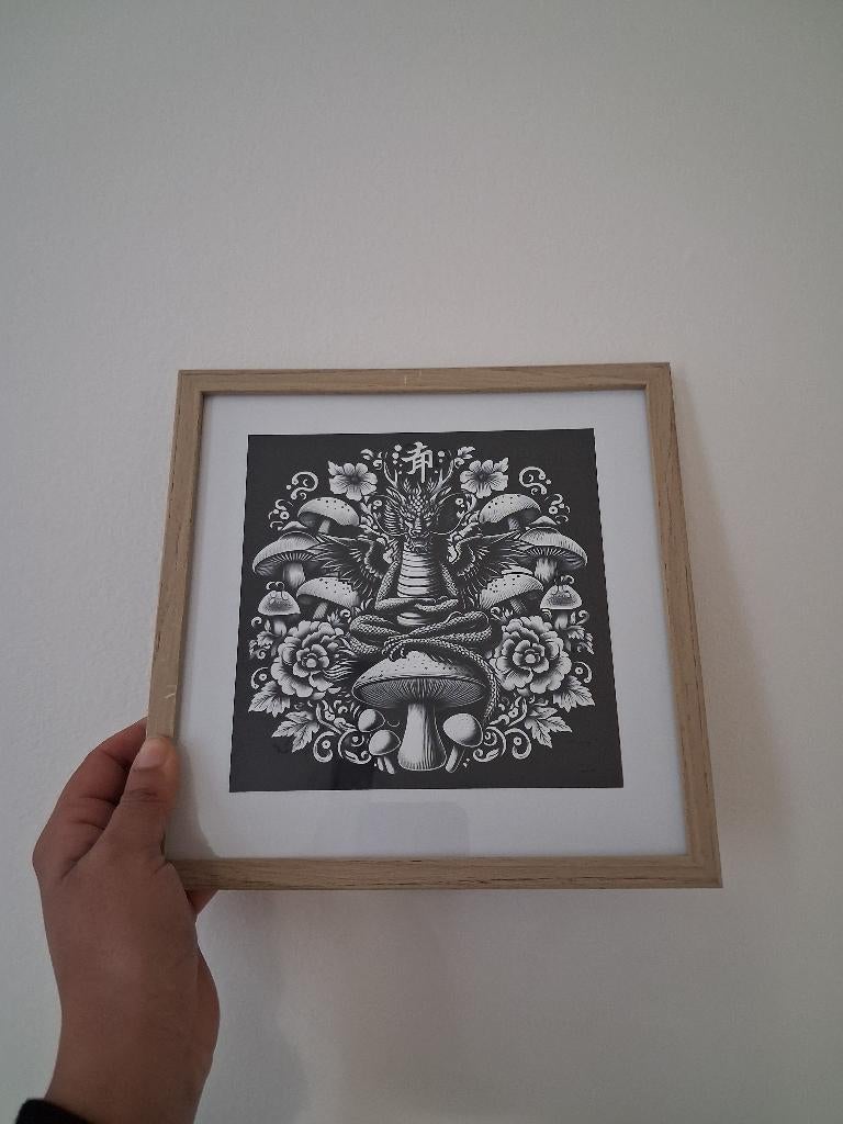 Kunstzinnig foto in foto lijst, Huis en Inrichting, Woonaccessoires | Lijsten, Ophalen, Minder dan 50 cm, Nieuw, Minder dan 50 cm