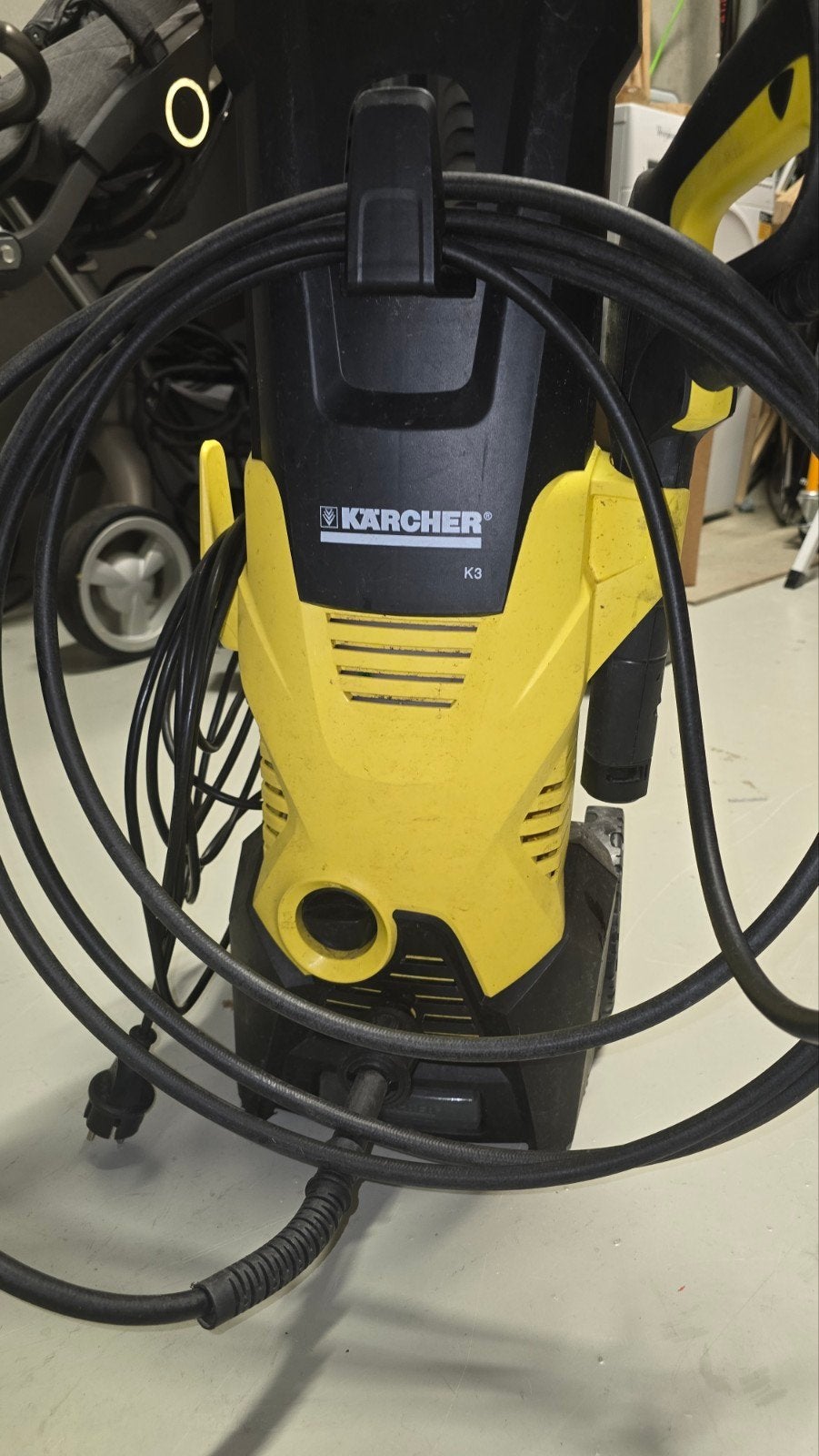 Karcher K3 hogedrukreiniger met terrasreiniger, Ophalen, Gebruikt, Karcher, Elektrisch