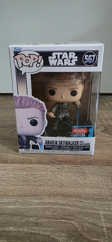 Funko Pop! Star Wars 567 Anakin Skywalker met Lichtzwaarden, Ophalen of Verzenden, Zo goed als nieuw