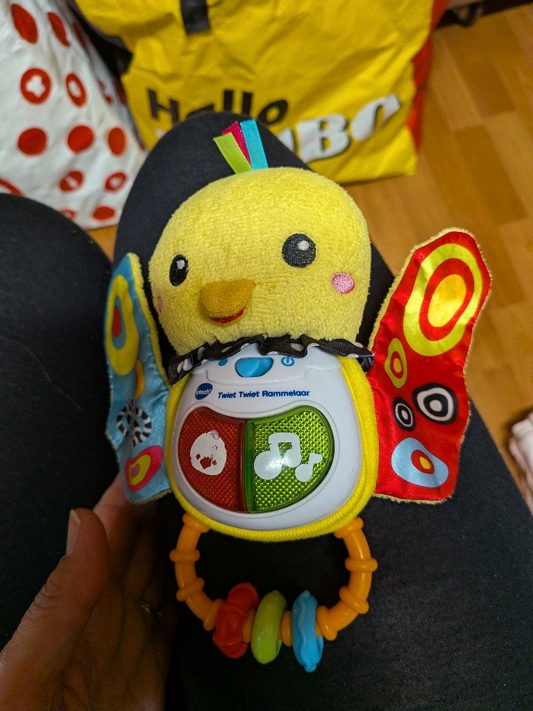 v tech baby speelgoed met lamp en geluid, Ophalen of Verzenden, Zo goed als nieuw, Overige typen, Met licht