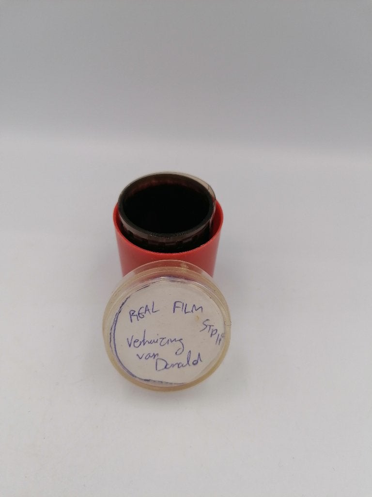 vintage Real Film strip Verhuizing van donald, Verzenden