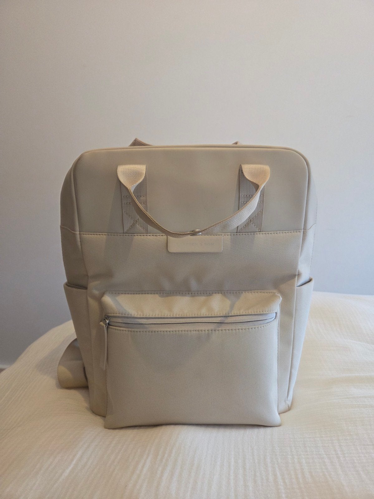 Rugzak, Kapten & Son, bergen, Sandstone, Sieraden, Tassen en Uiterlijk, 25 tot 40 cm, Zo goed als nieuw, Waterdicht, 30 tot 45 cm