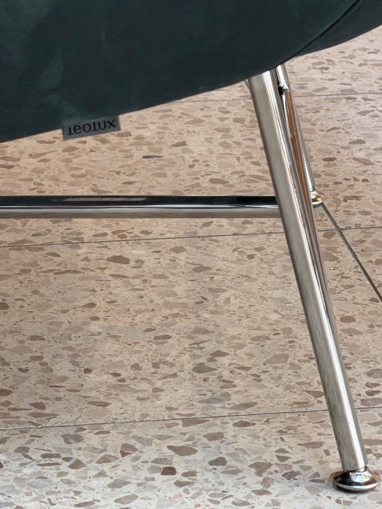 SALE Leolux Anton fauteuil leder, Ophalen, Nieuw, 75 tot 100 cm, Leer