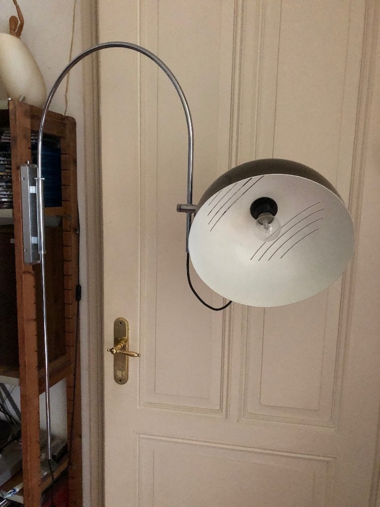 Vintage lamp, Bruin, Ophalen of Verzenden, Zo goed als nieuw, Overige merken