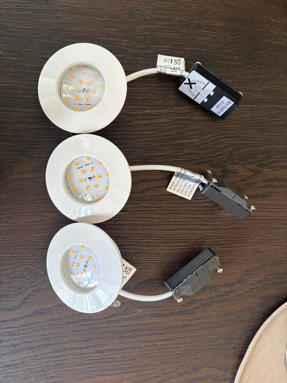 3x Briloner LED Inbouwspots IP44, Kunststof, Brilo, Nieuw, Overige fittingen