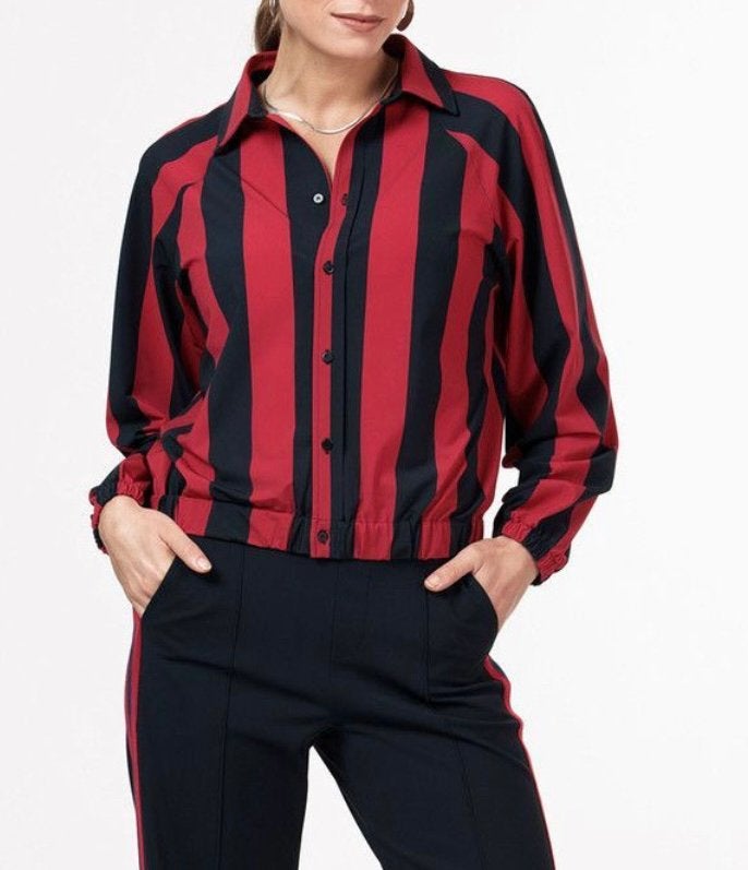 Dark Blue, Dark Red Studio Anneloes Stripe Blouse in S, Kleding | Dames, Ophalen of Verzenden, Nieuw, Maat 36 (S), Blauw