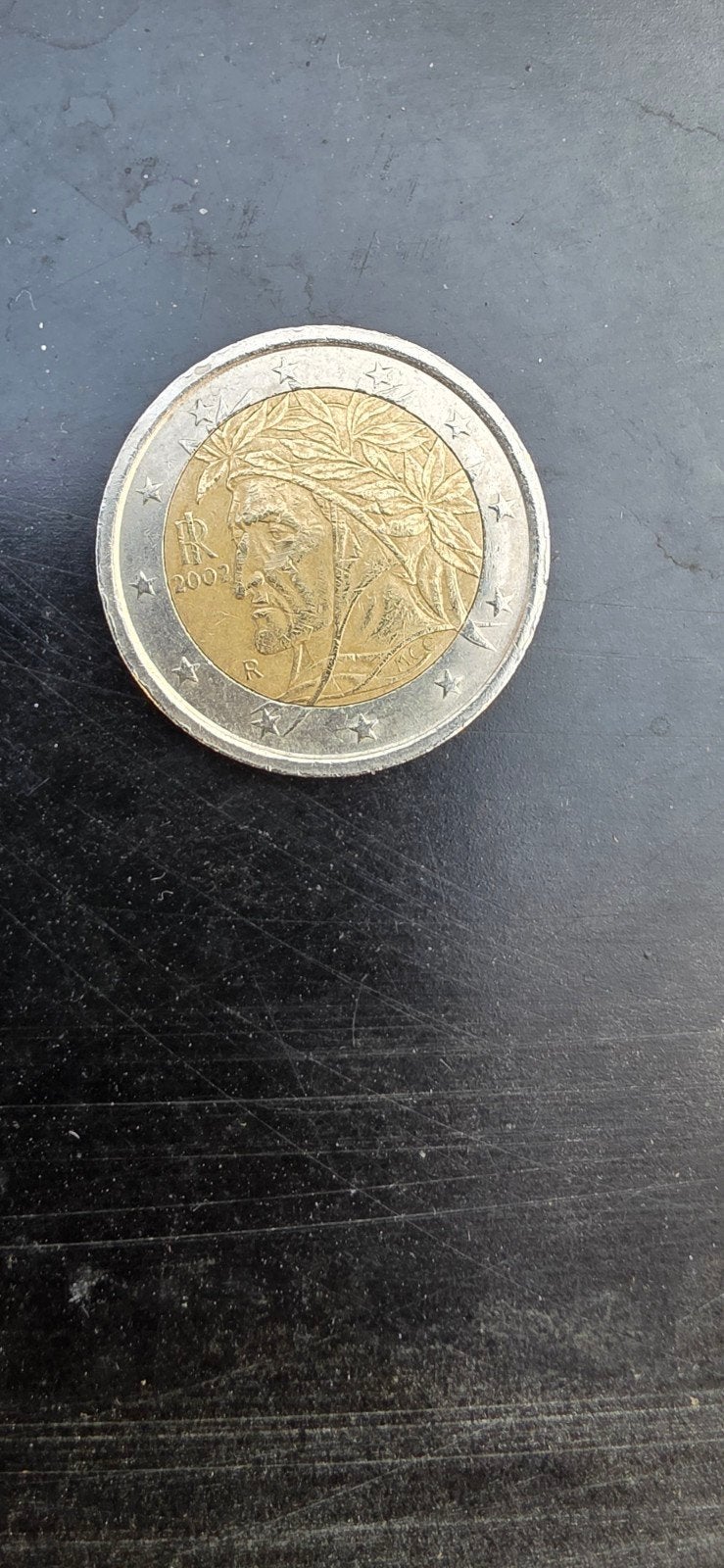 Zeldzame 2 Euro munt Italië 2002 Dante Alighieri, Ophalen of Verzenden, Italië, 2 euro, Losse munt