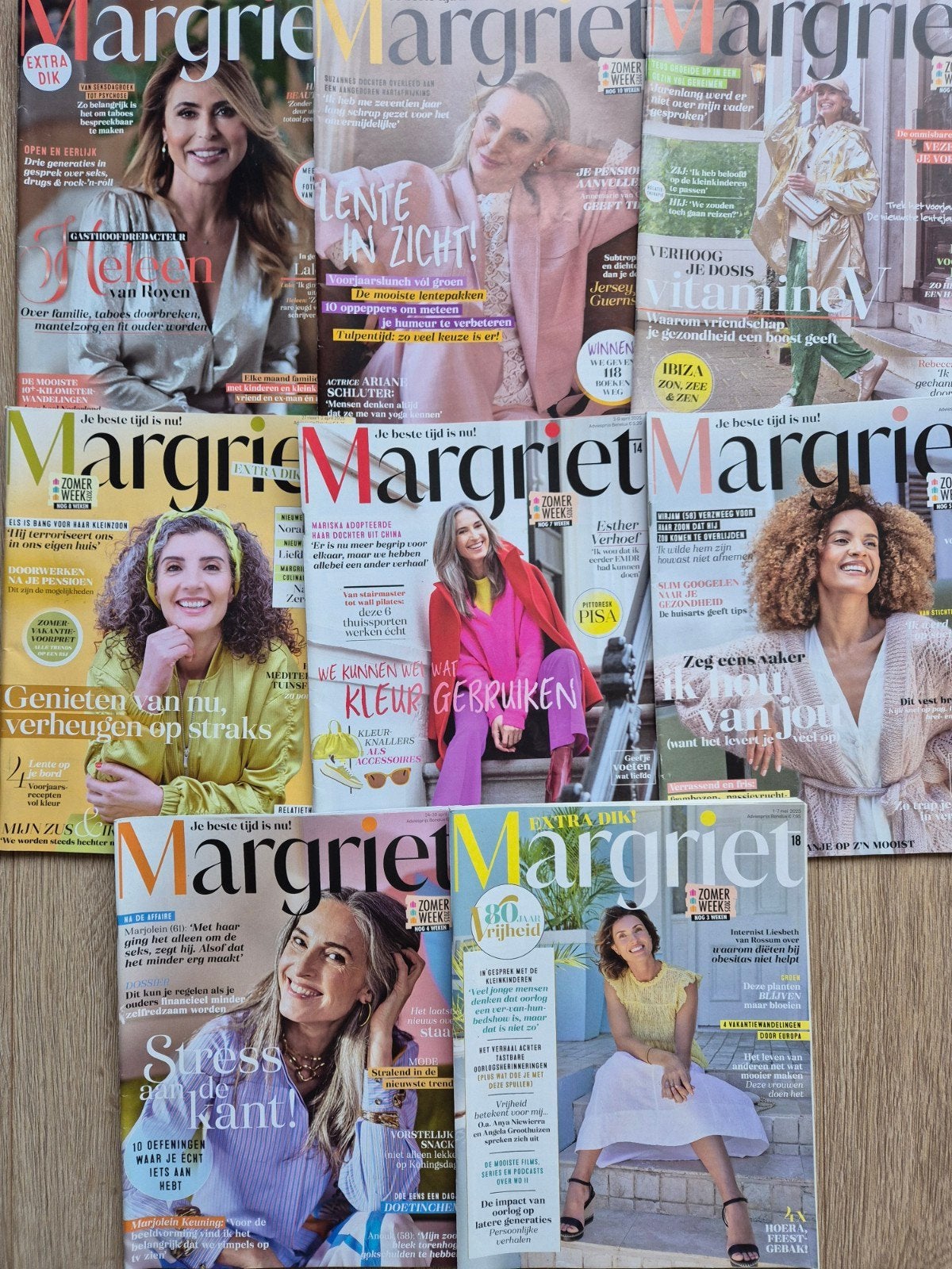 8x Margriet tijdschriften (maart-mei 2025), Ophalen of Verzenden