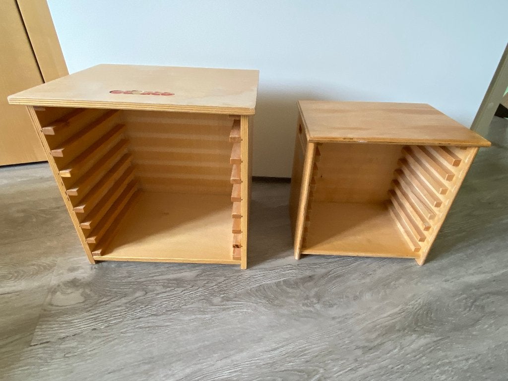 Houten puzzelkastjes, Ophalen of Verzenden, Gebruikt