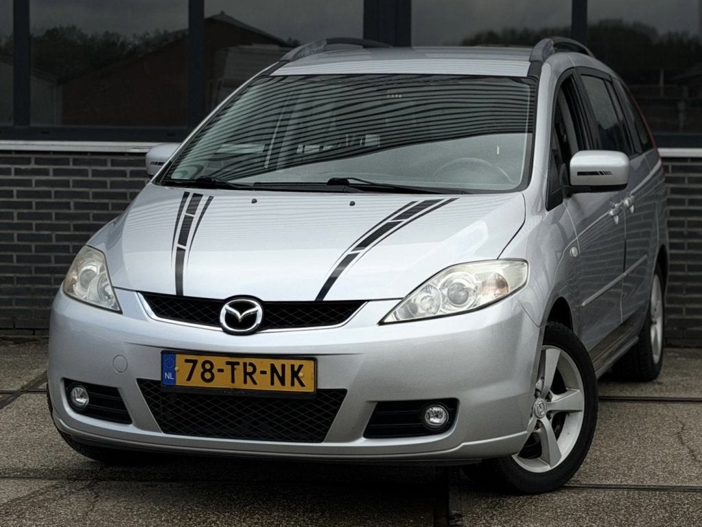 Mazda 5 1.8 Exec |CarPlay |Airco |7 Persoons |NAP (bj 2007), Auto's, Mazda, Bedrijf, Te koop, ABS, Airbags, Airconditioning, Alarm