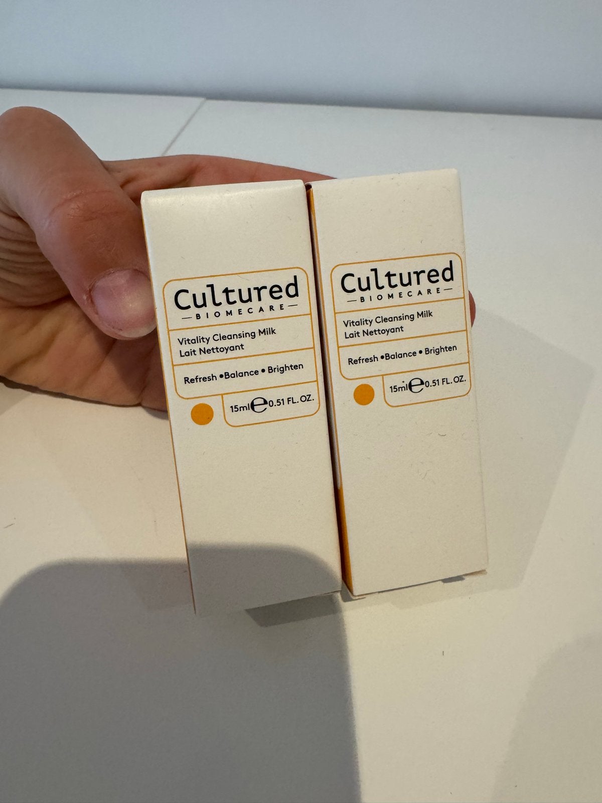 Cultured Biomecare Vitality Cleansing Milk (2x15ml), Ophalen of Verzenden, Nieuw, Gehele gezicht, Reiniging