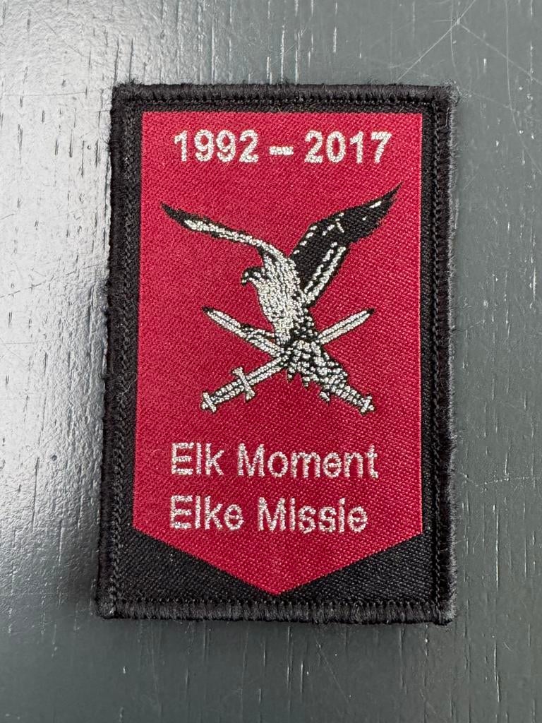 KL mouwembleem 25 jaar LMB, Ophalen of Verzenden, Landmacht, Nederland, Embleem of Badge