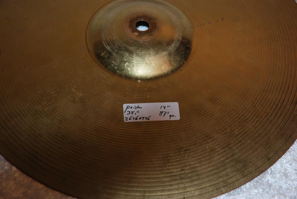 Paiste 101 Los bottom hihat bekken 871gr 14 inch  <26260556>, Gebruikt, ., Drums of Percussie, Ophalen of Verzenden