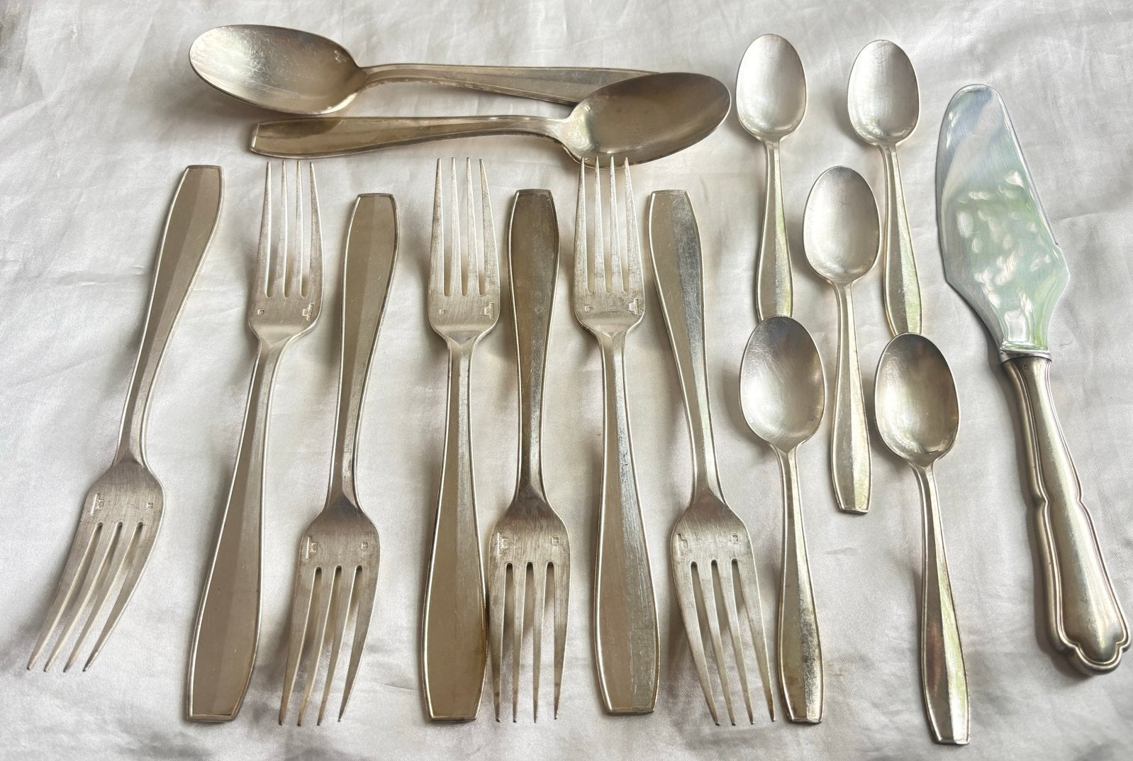 Christofle Bestekset - Vintage Verzilverd, Antiek en Kunst, Ophalen of Verzenden