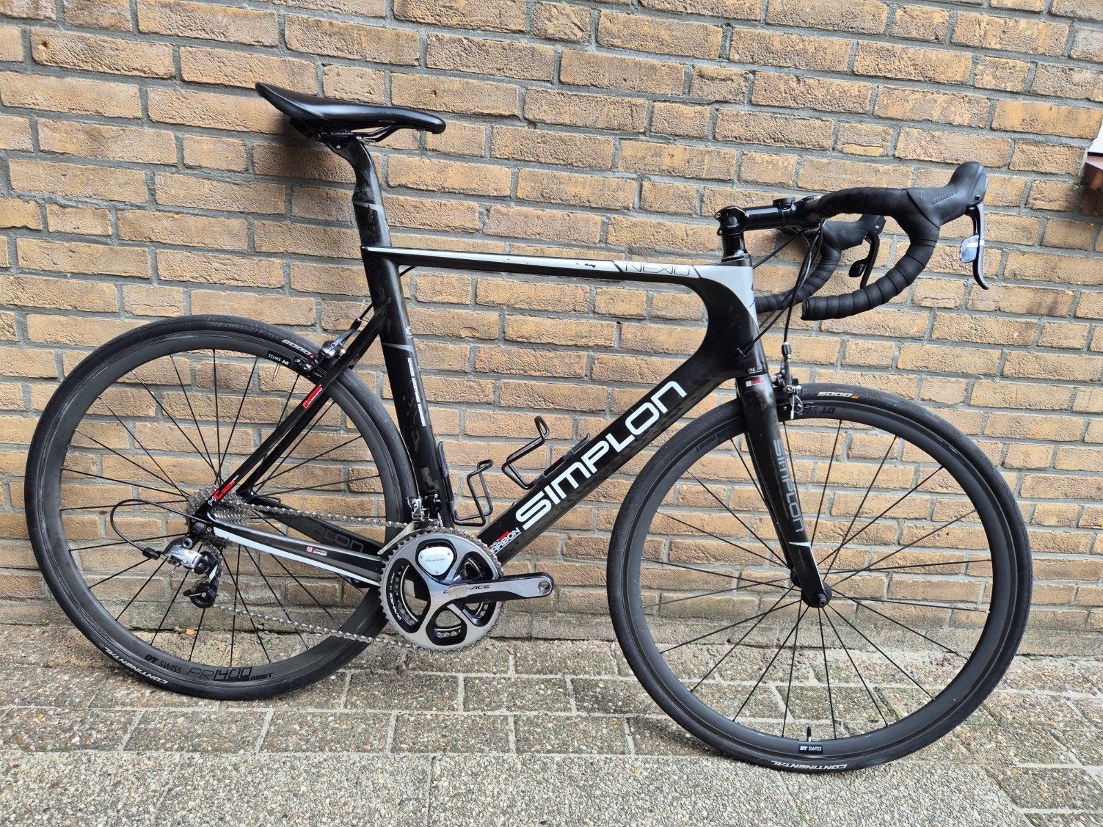 Simplon Nexio maat 60 met dubbele powermeter., Overige merken, Gebruikt, Carbon, Velgrem