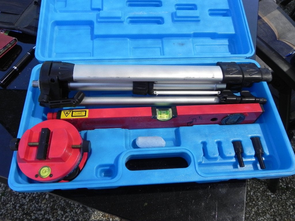 Laser tool kit cq waterpas instrument, Ophalen of Verzenden, Zo goed als nieuw, Afstand