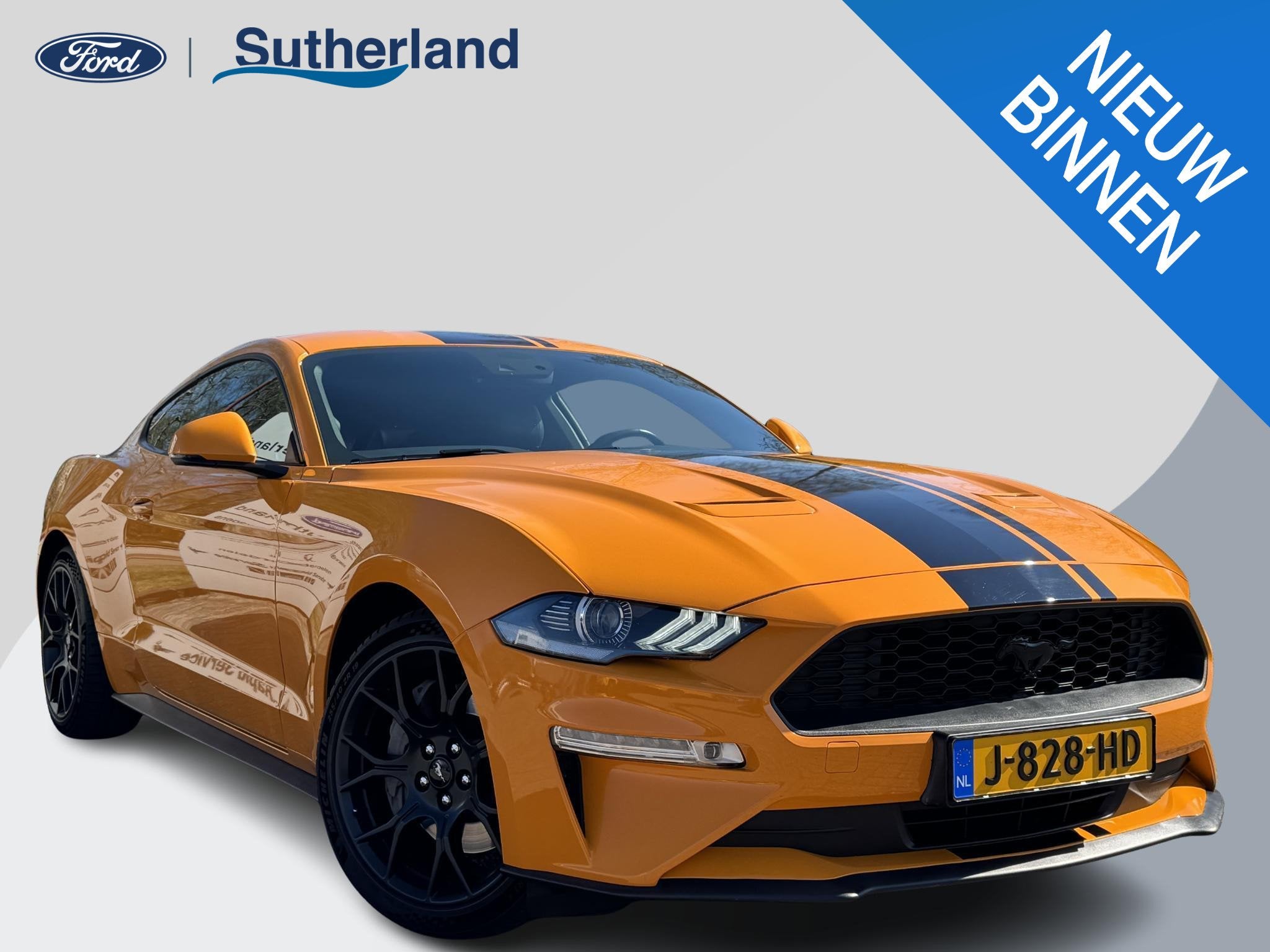 Ford Mustang Fastback 2.3 EcoBoost 289pk | Custom Pack Black