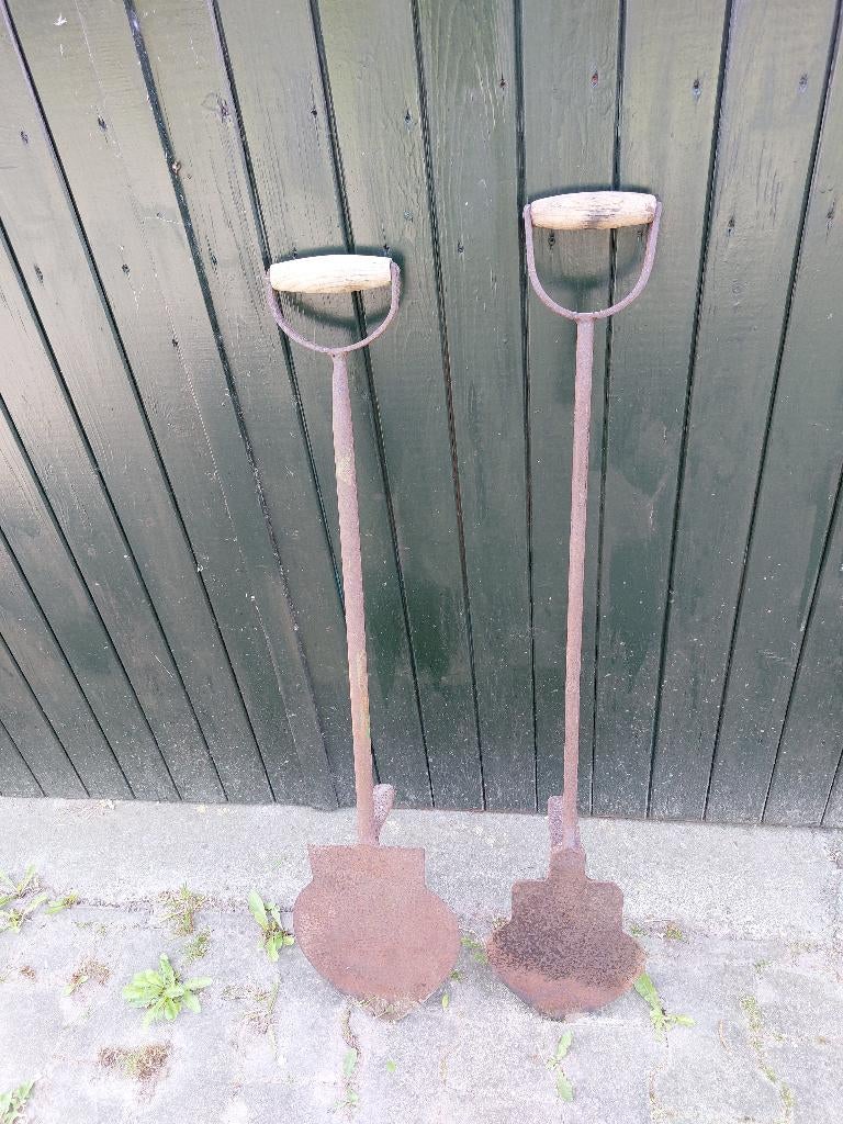 2 stuks antieke kuilspades, Antiek en Kunst, Ophalen