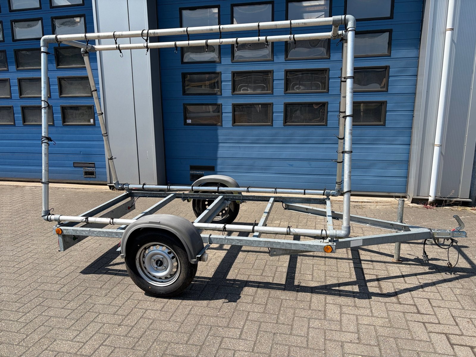 Reclame aanhanger / AL-KO Chassis als nieuw, Auto diversen, Ophalen, Zo goed als nieuw